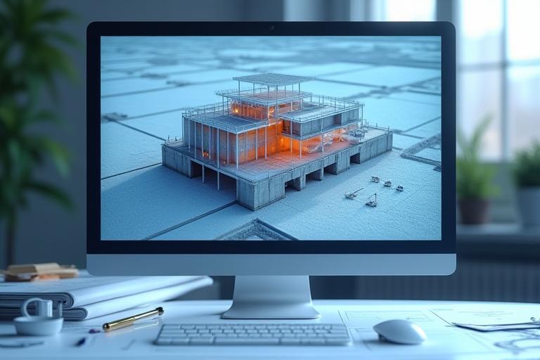 Modèle BIM d’une structure béton-armé