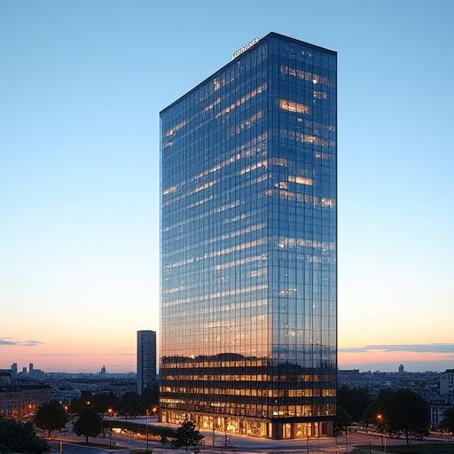 Tour de bureaux rénovée à Lyon Part-Dieu