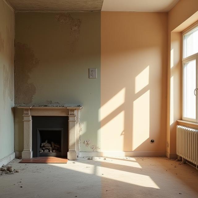 Appartement avant et après rénovation